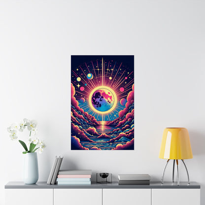 Sun and Moon Poster Matte